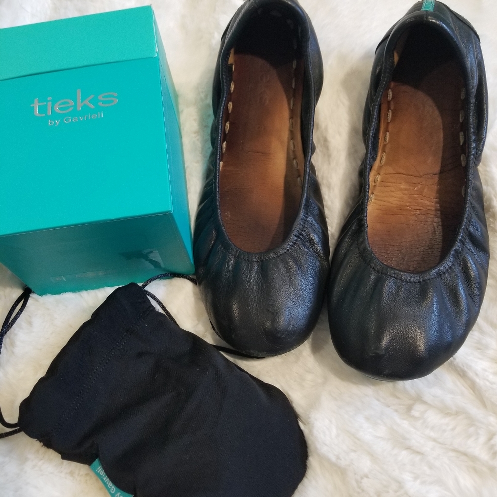Matte Black Tieks sz 8